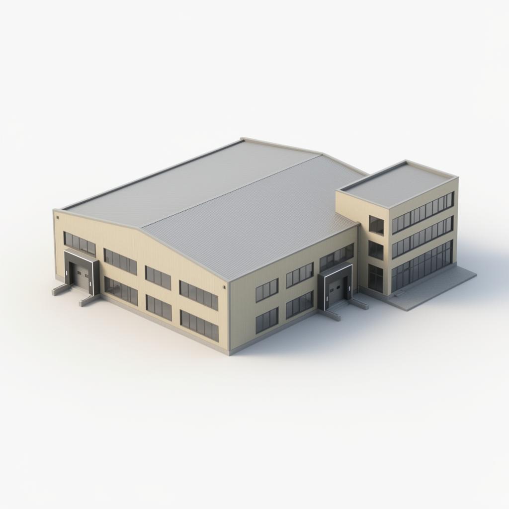 Mažeiķu mēbeļu ražotnes 3D BIM modelis